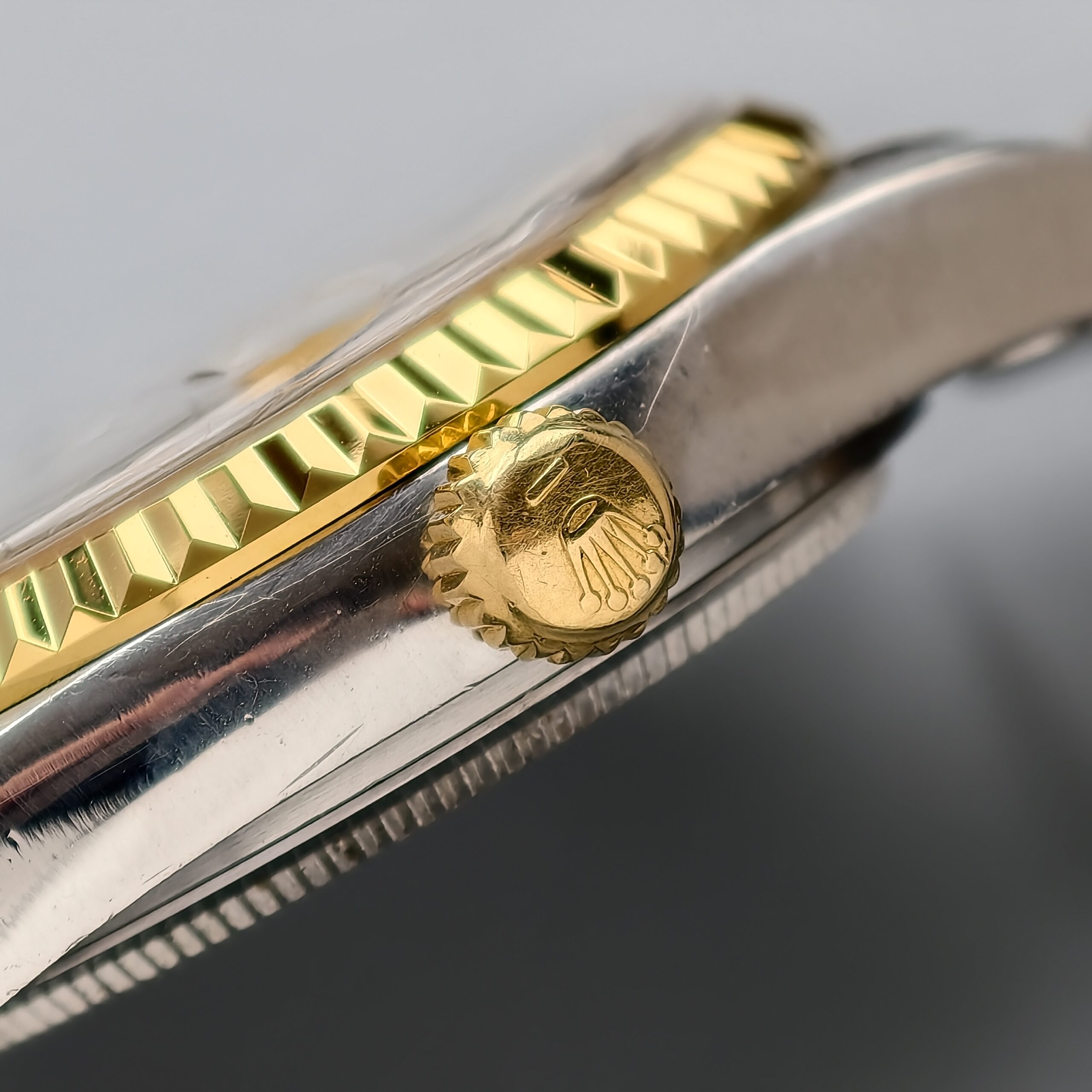 tudor prince oysterdate ref.72033 two‑tone gold & steel automatic watch, champagne roman numeral dial, fluted bezel, jubilee bracelet tudor prince oysterdate ref.72033 two‑tone gold & steel automatic watch, champagne roman numeral dial, fluted bezel, jubilee bracelet