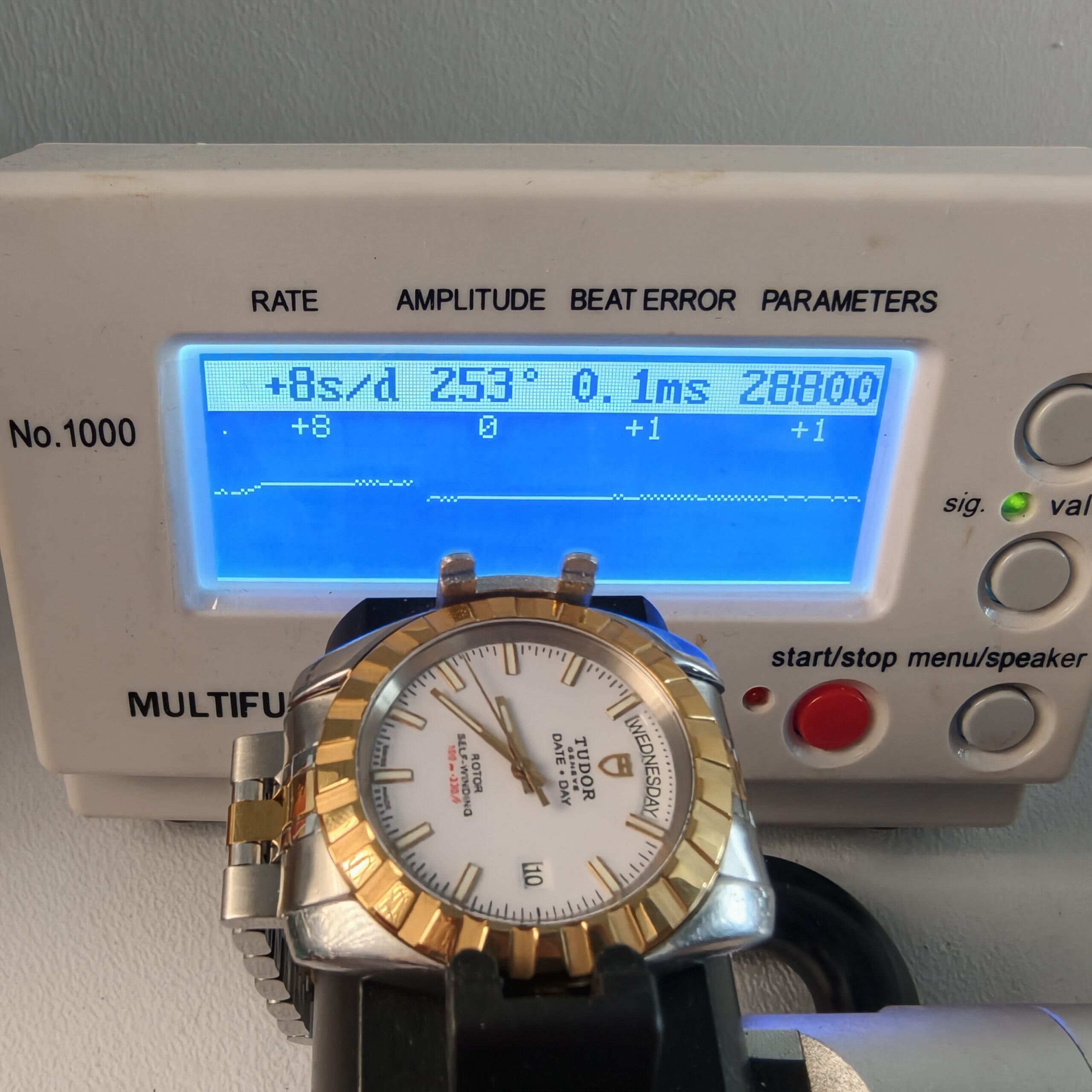tudor classic date+day ref.m23013 0014 two tone steel & 18k yellow gold automatic watch, white dial, original two tone bracelet, 100m water resistant tudor classic date+day ref.m23013 0014 two tone steel & 18k yellow gold automatic watch, white dial, original two tone bracelet, 100m water resistant
