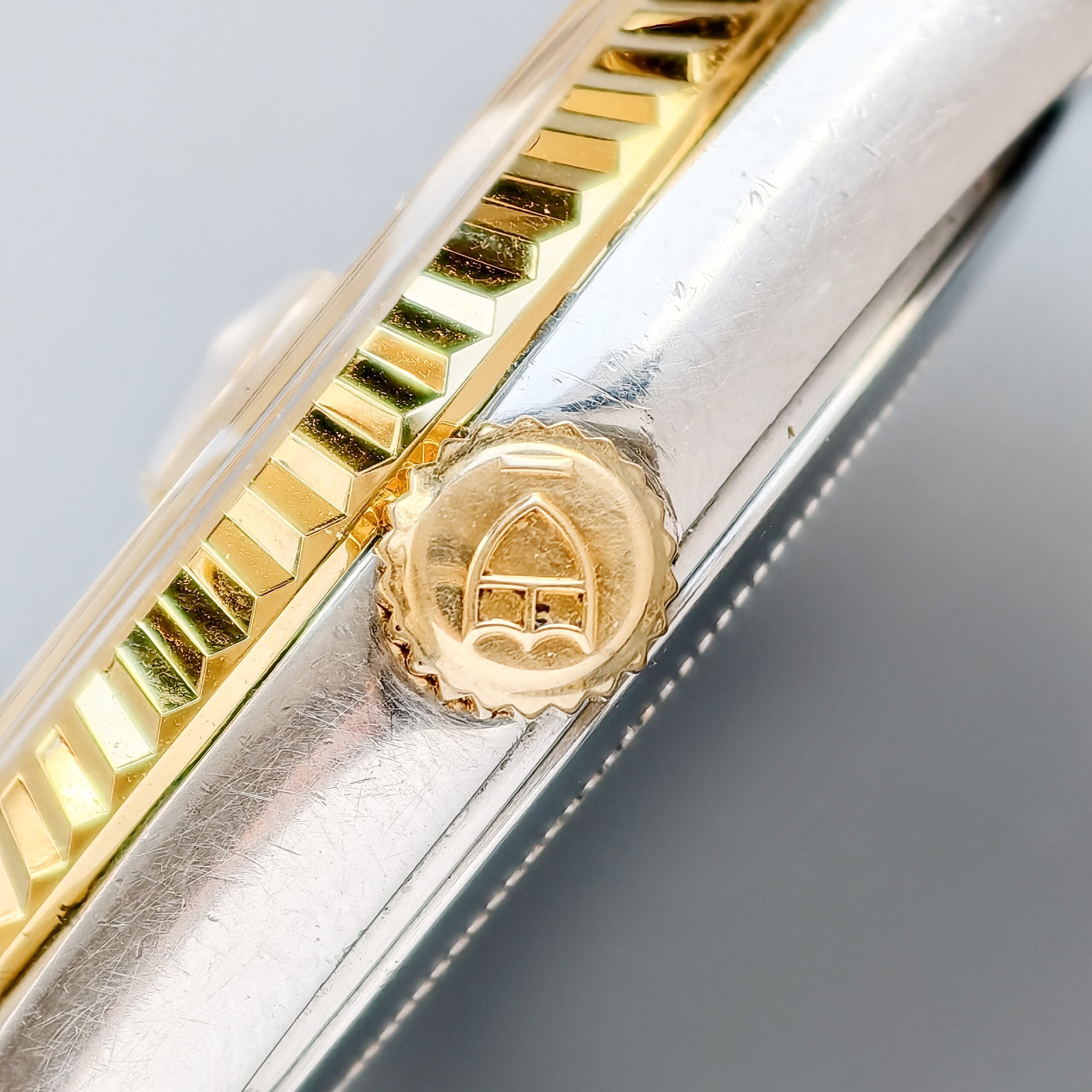 tudor prince date+day ref.76213 two tone steel & 18k yellow gold automatic watch, champagne dial, original jubilee bracelet tudor prince date+day ref.76213 two tone steel & 18k yellow gold automatic watch, champagne dial, original jubilee bracelet